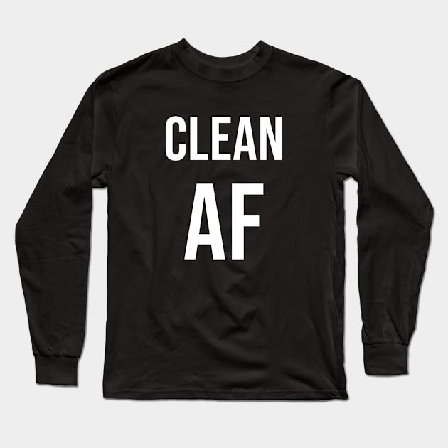 Clean AF Long Sleeve T-Shirt by martinroj